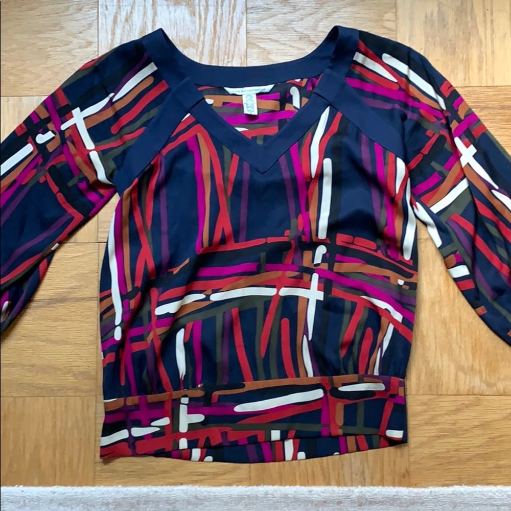 Diane von Furstenberg silk shirt